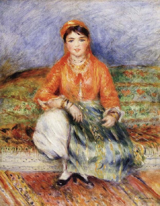 Pierre Renoir Algerian Girl Germany oil painting art